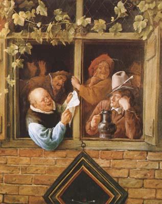 Jan Steen Rhetoricians at a Window (mk08) Germany oil painting art